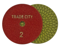 Алмазные гибкие шлифовальные круги Цветочек Pads 4-STEP D100 №2 Алмазные гибкие шлифовальные круги Цветочек Pads 4-STEP D100 №2