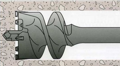 Проломной бур SDS MAX 68x320мм по бетону Проломной бур SDS MAX 68x320мм по бетону